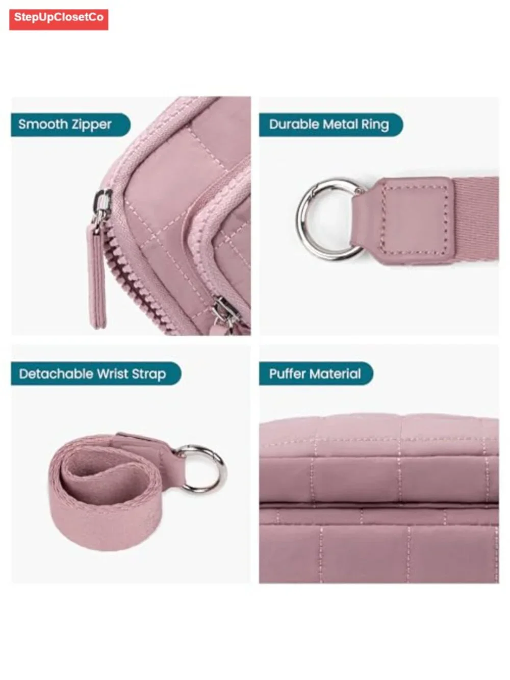 RFID Nylon Wristlet Wallet Women